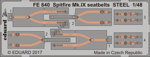 Eduard - Spitfire Mk.IX seatbelts STEEL f.Eduard