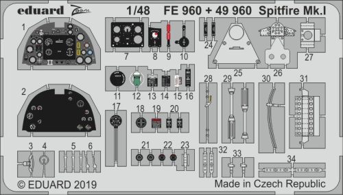 Eduard - Spitfire Mk.I for Tamiya