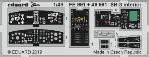 Eduard - SH-3 interior for Hasegawa