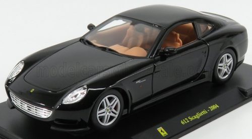 Edicola - FERRARI 612 SCAGLIETTI 2004 - CON VETRINA - WITH SHOWCASE BLACK