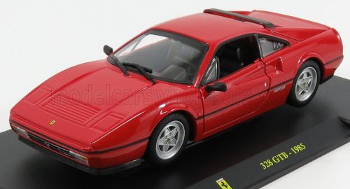 Edicola - FERRARI 328 GTB 1985 - CON VETRINA - WITH SHOWCASE RED