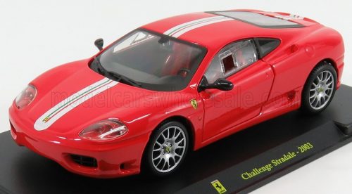 Edicola - FERRARI 360 CHALLENGE STRADALE 2003 - CON VETRINA - WITH SHOWCASE RED