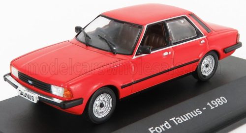 Edicola - FORD ENGLAND TAUNUS 1980 - CON VETRINA - WITH SHOWCASE RED