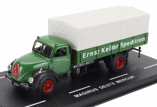 Edicola - MAGIRUS DEUTZ TLF-16 MERCUR TELONATO TRUCK 2-ASSI 1956 GREEN WHITE