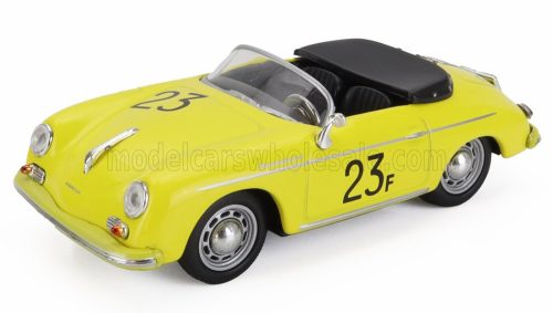 Edicola - PORSCHE 356 A CARRERA SPEEDESTER SPIDER N 23f OPEN 1955 YELLOW