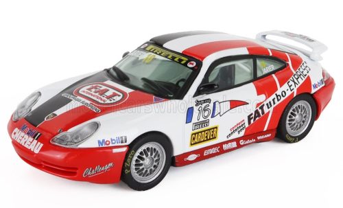 Edicola - PORSCHE 911 996 GT3 TEAM CHEREAU N 16 PIRELLI SUPERCUP 1999 JEAN PIERRE JARIER WHITE RED