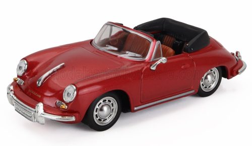 Edicola - PORSCHE 356B CABRIOLET SPIDER 1959 RED MET