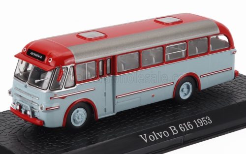 Edicola - VOLVO B616 AUTOBUS 1953 - DAMAGE DISPLAY BOX RED LIGHT BLUE