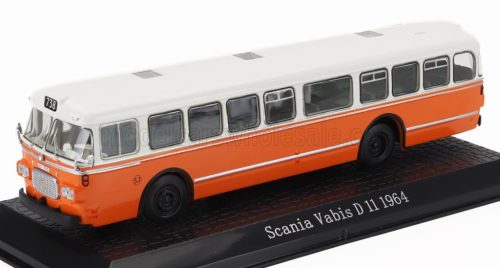 Edicola - SCANIA VABIS D11 AUTOBUS 1969 - DAMAGE DISPLAY BOX ORANGE WHITE