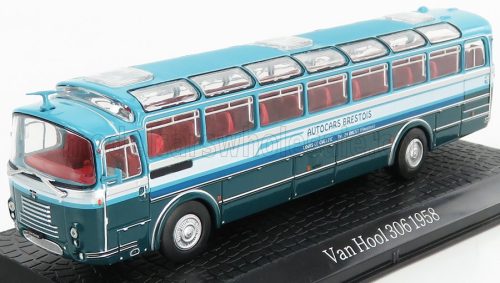 Edicola - VAN HOOL 306 AUTOBUS 1958 - DAMAGE DISPLAY BOX 2 TONE BLUE