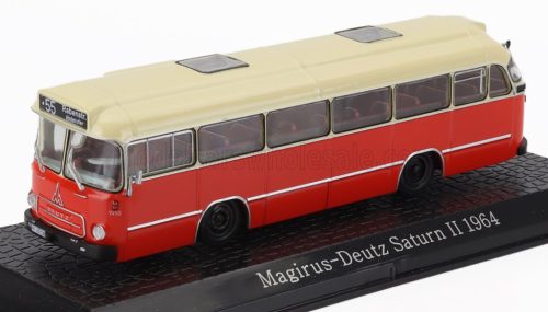 Edicola - MAGIRUS DEUTZ SATURN II AUTOBUS 1957 - DAMAGE DISPLAY BOX RED CREAM