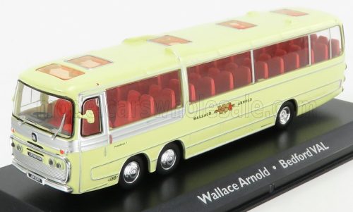 Edicola - BEDFORD VAL PLAXTON AUTOBUS 3-ASSI PANORAMA COACH WALLACE ARNOLD 1967 CREAM