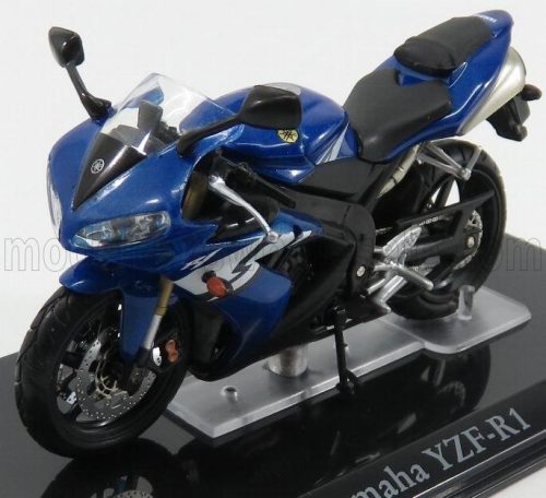 Edicola - YAMAHA YZF-R1 - DAMAGE DISPLAY BOX BLUE MET