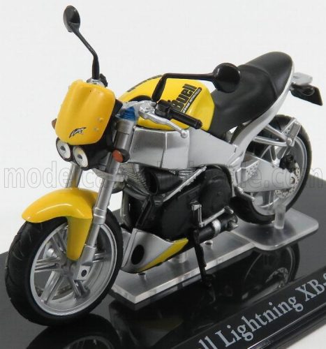 Edicola - BUELL LIGHTWEIGHT XB-9S - DAMAGE DISPLAY BOX YELLOW SILVER