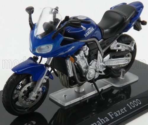 Edicola - YAMAHA FAZER 1000 - DAMAGE DISPLAY BOX BLUE MET