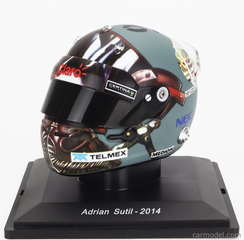 Edicola - Helmet F1 Casco - Sauber C33 Ferrari N 99 Season 2014 Adrian Sutil Grey Black