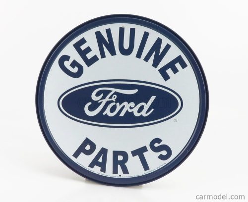 Edicola - Accessories Metal Plate - Ford Genuine Parts White Blue