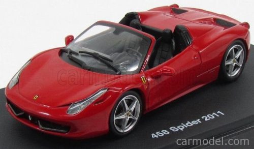 Edicola - Ferrari 458 Italia Spider Cabriolet 2011 Red