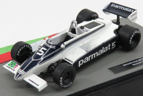 Edicola - BRABHAM F1  BT49C FORD N 5 NELSON PIQUET SEASON 1981 WORLD CHAMPION WHITE BLUE