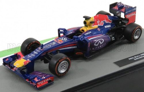 Edicola - RED BULL F1  RB9 TEAM INFINITI RED BULL N 1 WORLD CHAMPION SEASON 2013 SEBASTIAN VETTEL BLUE MET VIOLET MET RED YELLOW