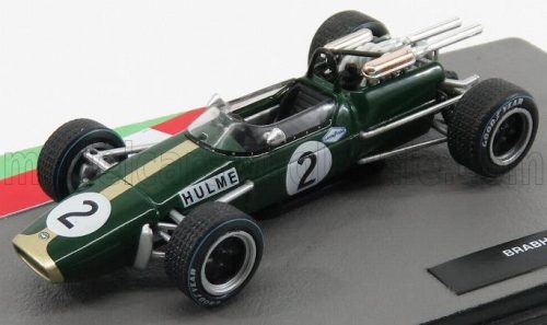 Edicola - BRABHAM F1  REPCO BT24 N 2 WORLD CHAMPION SEASON 1967 DENIS HULME GREEN GOLD