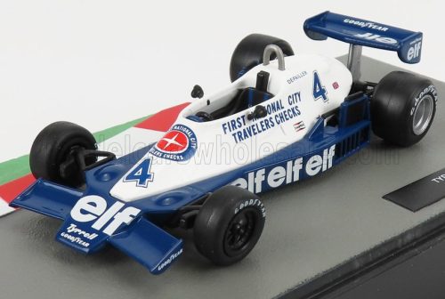 Edicola - TYRRELL F1  008 N 4 SEASON 1978 PATRICK DEPAILLER BLUE WHITE