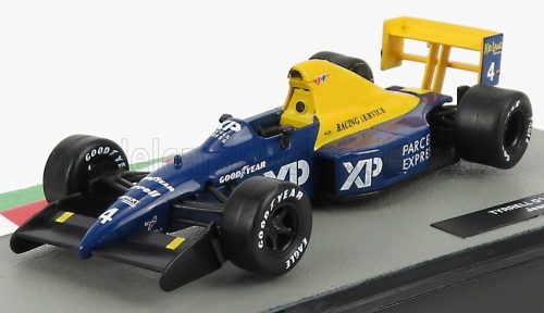 Edicola - TYRRELL F1  FORD 018 N 4 SEASON 1989 JEAN ALESI BLUE YELLOW