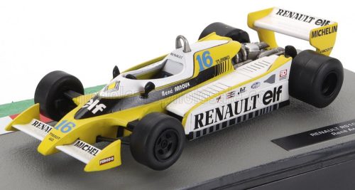 Edicola - RENAULT F1 RS10 TEAM RENAULT ELF N 16 SEASON 1979 RENE ARNOUX YELLOW WHITE