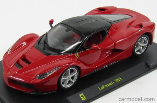 Edicola - Ferrari Laferrari 2013 - Con Vetrina - With Showcase Red Black