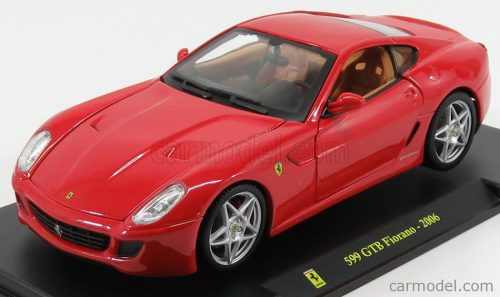 Edicola - Ferrari 599 Gtb Fiorano 2006 - Con Vetrina - With Showcase Red