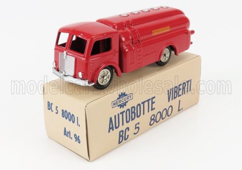 Edicola - VIBERTI AUTOBOTTE BC5 8000L PETROLCALTEX TANKER TRUCK 1940 RED