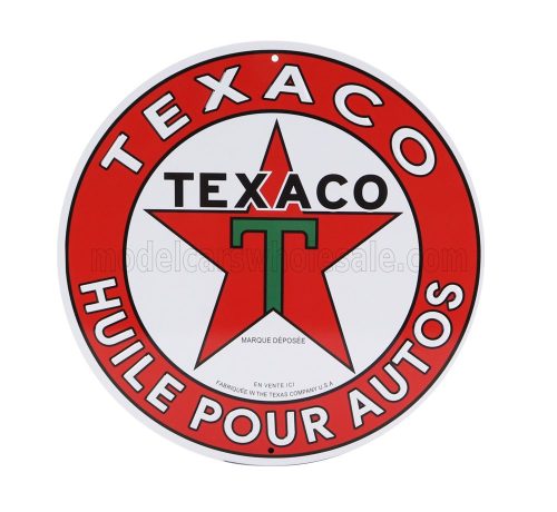 Edicola - ACCESSORIES METAL ROUND PLATE - TEXACO VARIOUS