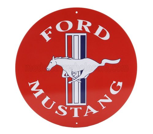 Edicola - ACCESSORIES METAL ROUND PLATE - FORD MUSTANG VARIOUS