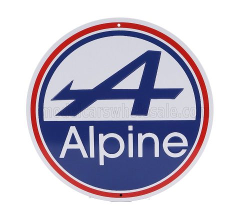 Edicola - ACCESSORIES METAL ROUND PLATE - RENAULT ALPINE VARIOUS