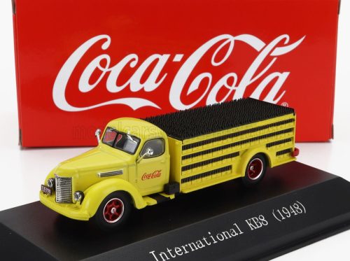 Edicola - INTERNATIONAL KB8 TRUCK WITH BOTTLE COCA-COLA 1948 YELLOW