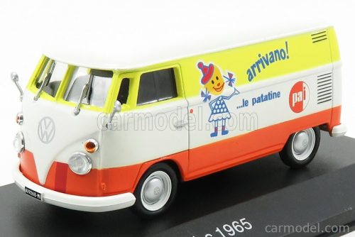 Edicola - Volkswagen T1 C Van - Pai - Arrivano Le Patatine 1965 White Orange Yellow