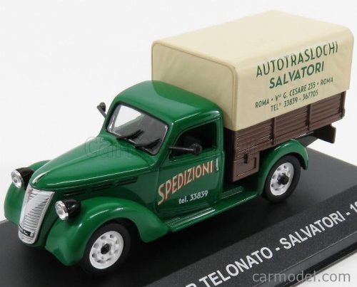 Edicola - Fiat 1100 Elr Pick-Up Telonato Salvatori 1952 Green Brown Beige