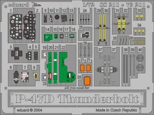 Eduard - P-47D-30 Thunderbolt