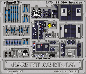 Eduard - Gannet AS.Mk.1/4 interior for Trumpeter