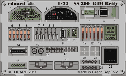 Eduard - G4M Betty for Hasegawa