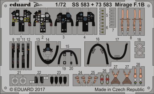 Eduard - Mirage F.1B for Special Hobby