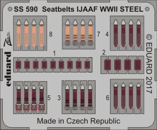 Eduard - Seatbelts IJAAF WWII STEEL for Eduard