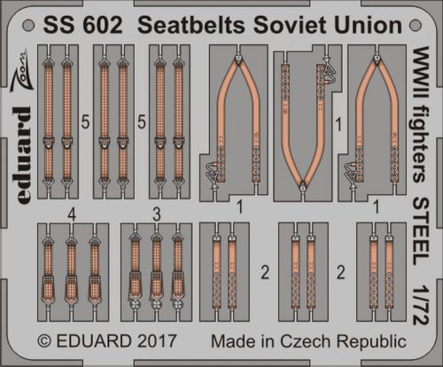 Eduard - Seatbelts Soviet Union WW2 fighters STEE