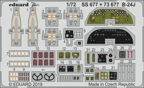 Eduard - B-24J for Hasegawa