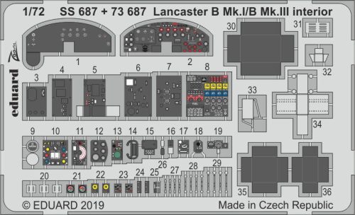 Eduard - Lancaster B Mk.I/B Mk.III interior for Airfix