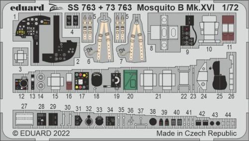 Eduard - Mosquito B Mk.Xvi For Airfix