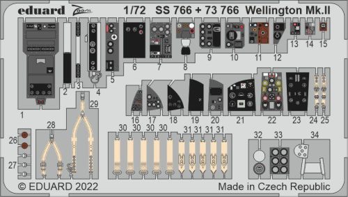 Eduard - Wellington Mk.Ii For Airfix