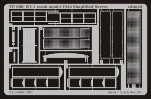 Eduard - KV-1 mesh Simplified turret for Trumpeter