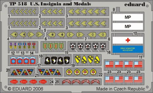 Eduard - US insignia and medals WWII