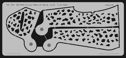 Eduard - Bf-109E Schablone große Flecken